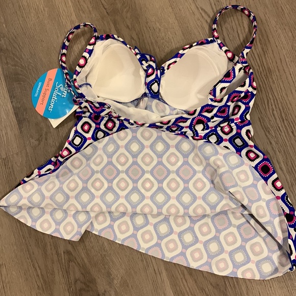 NWT Swim Solutions Jewels Bust Control Swim Size 8 - Picture 16 of 16